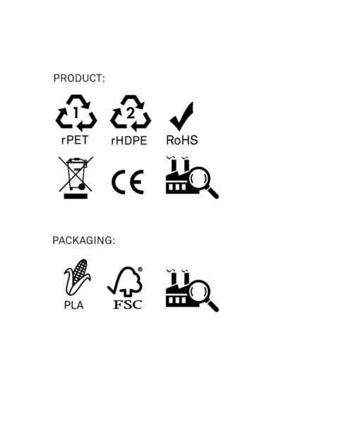 USB Sea Blue · Type C · 100W · 2 meter · Made of recycled fishing nets